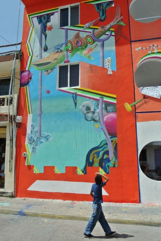 Riviera Maya Lifestyles Blog Sea Walls Murals for Oceans on Isla Mujeres